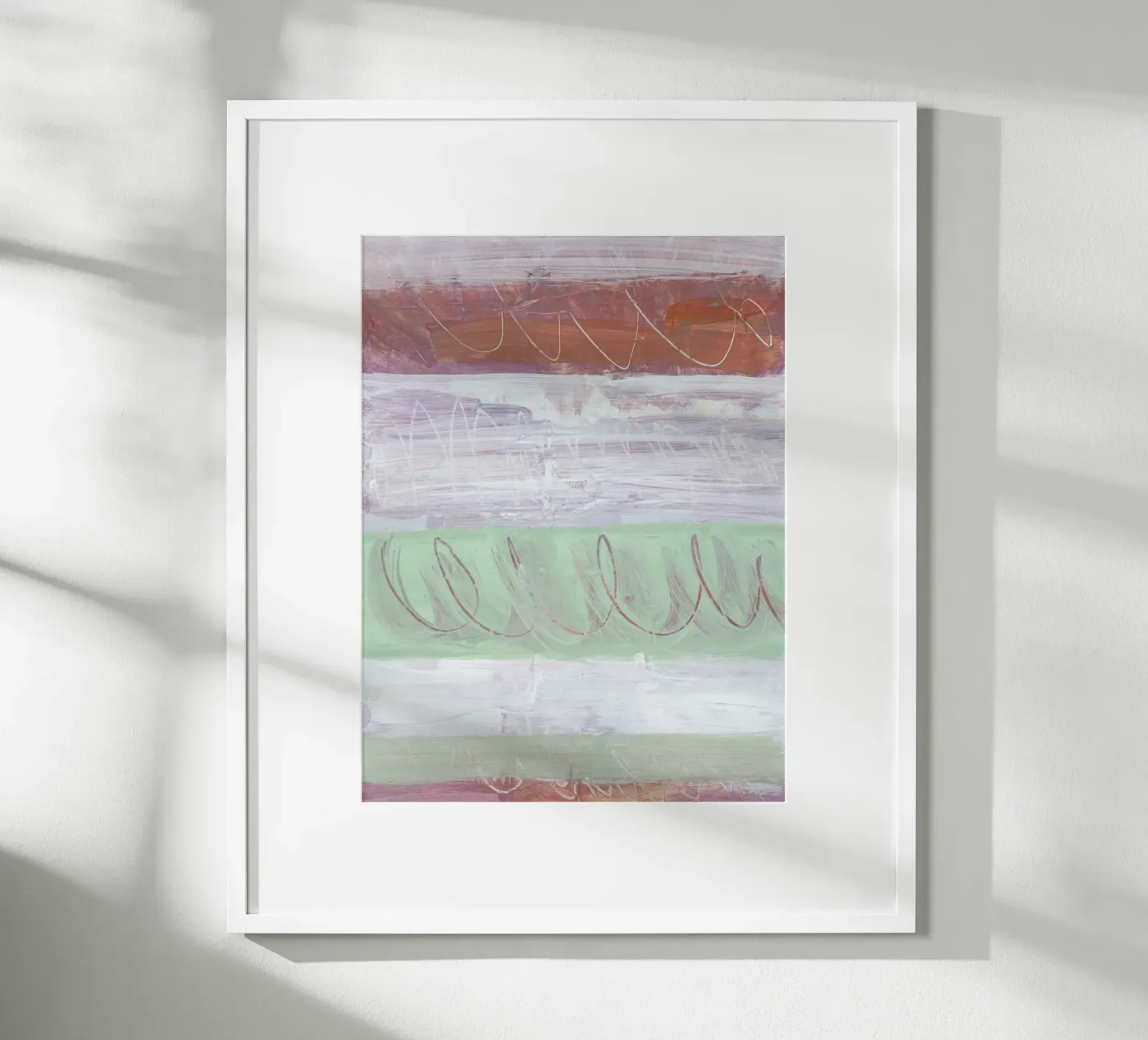 stripes & scribbles Poster von IRIS LEHNHARDT FINE ART