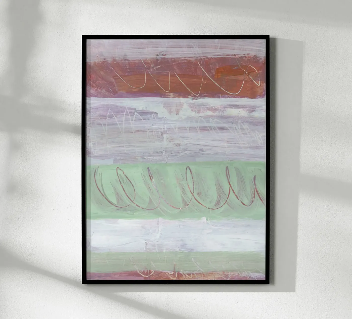 stripes & scribbles Poster von IRIS LEHNHARDT FINE ART