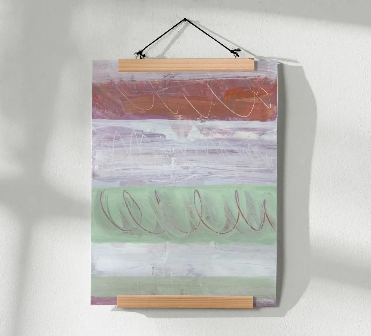stripes & scribbles poster da IRIS LEHNHARDT FINE ART