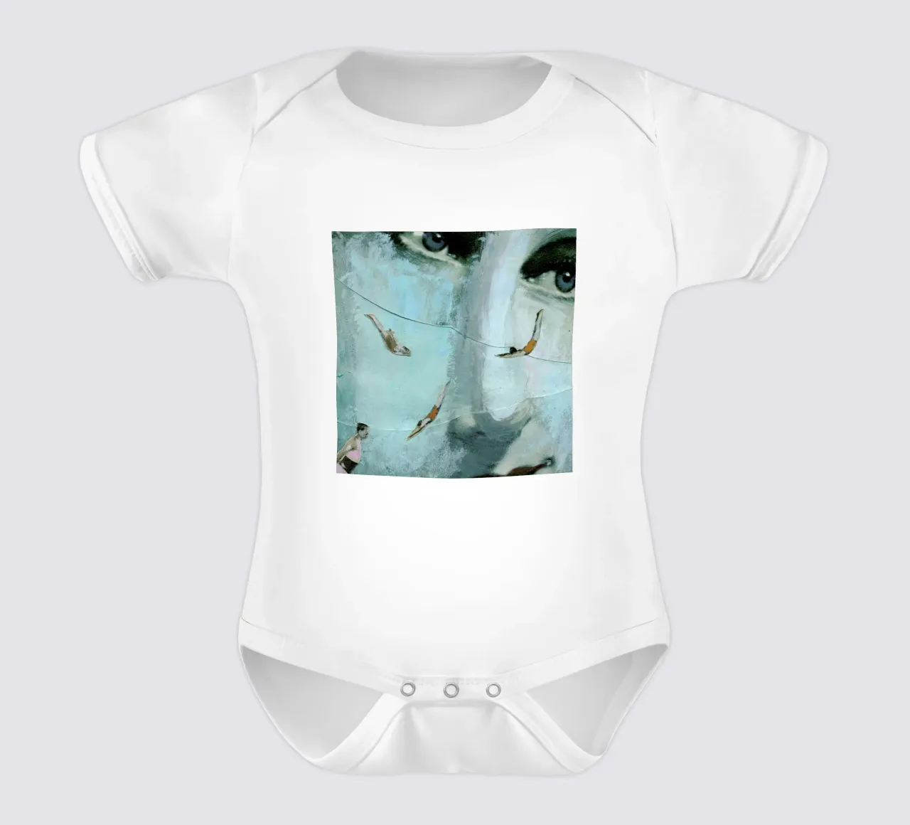 Swimmers Of the Sea Kurzarm Babybody von Ellen Weinstein