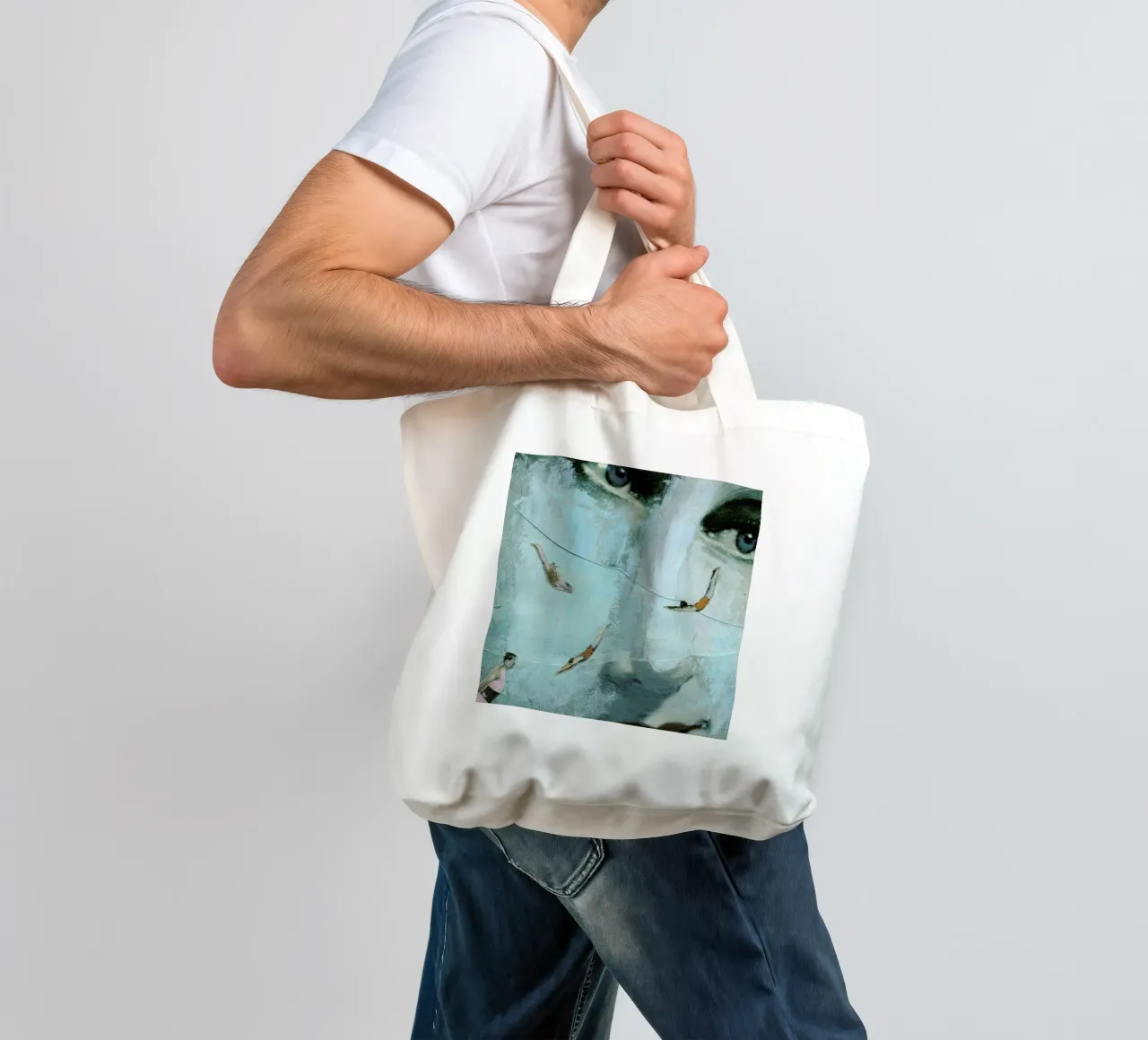 Swimmers Of the Sea tote bag by Ellen Weinstein