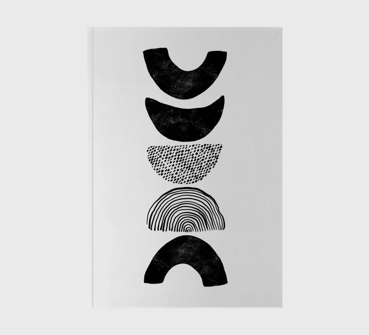 Cats & Dotz - Shape and Structure 01 notebook by The Artcircle