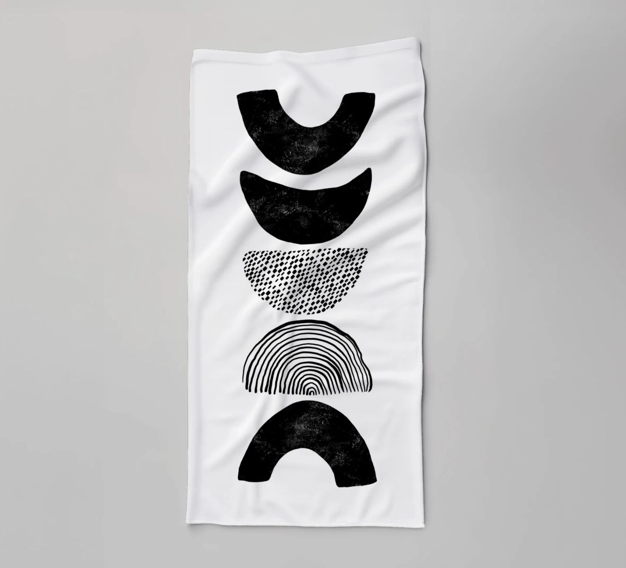 Cats & Dotz - Shape and Structure 01 towel by The Artcircle