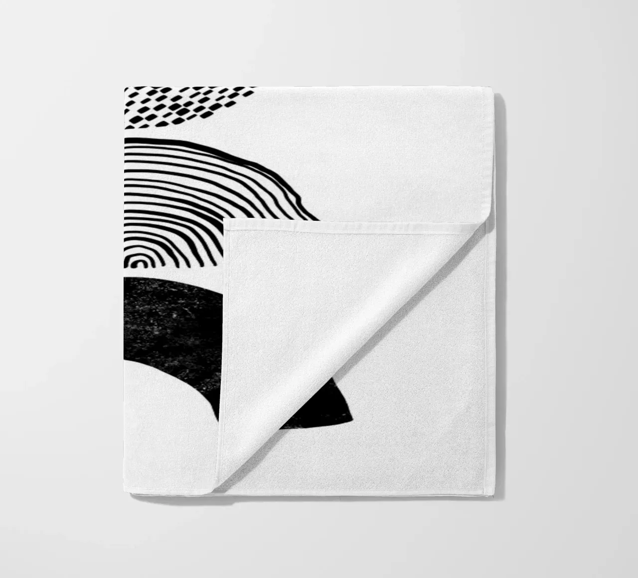 Cats & Dotz - Shape and Structure 01 beach towel by The Artcircle