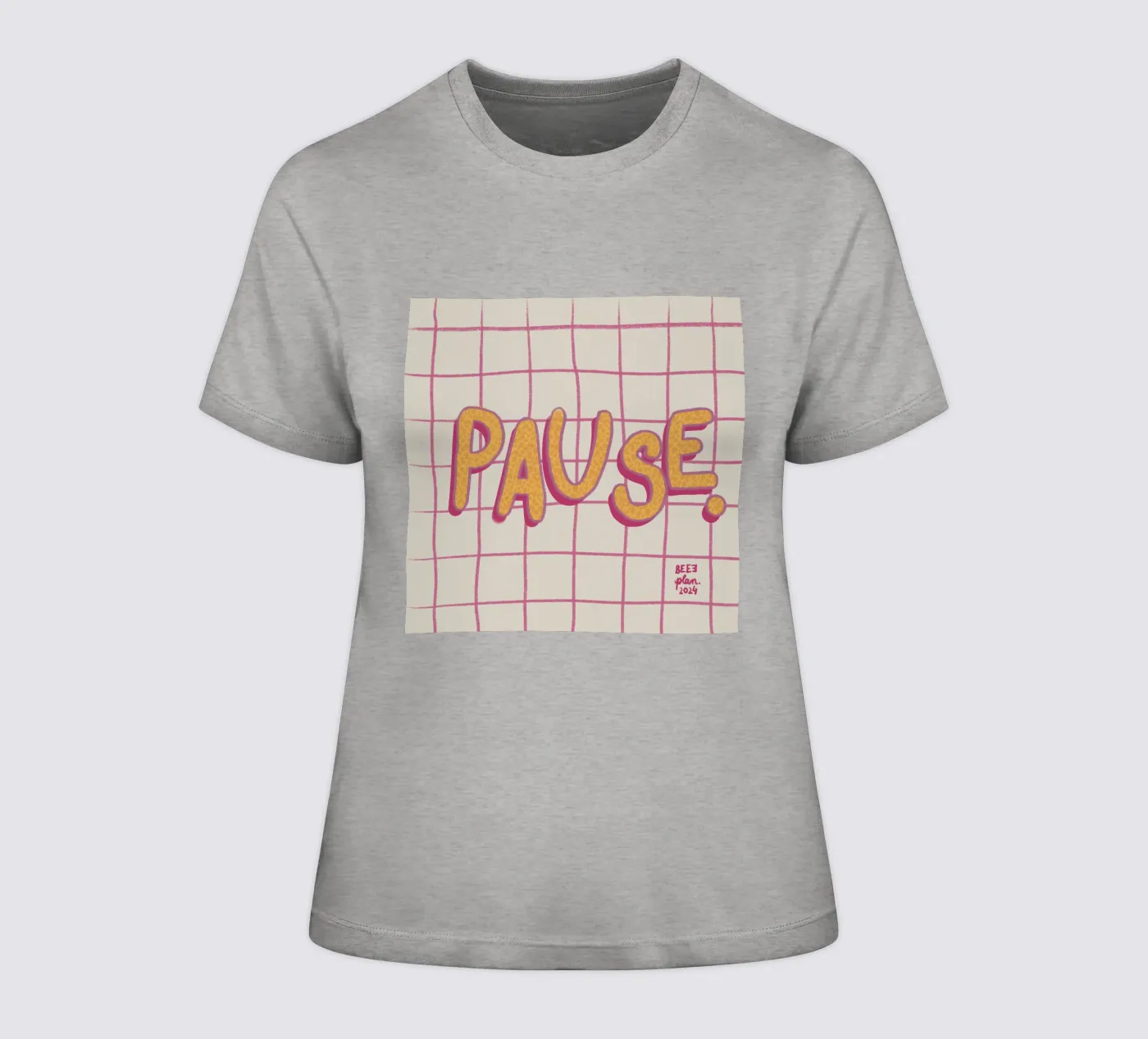 Pause. t-shirt da donna da Beeeplan