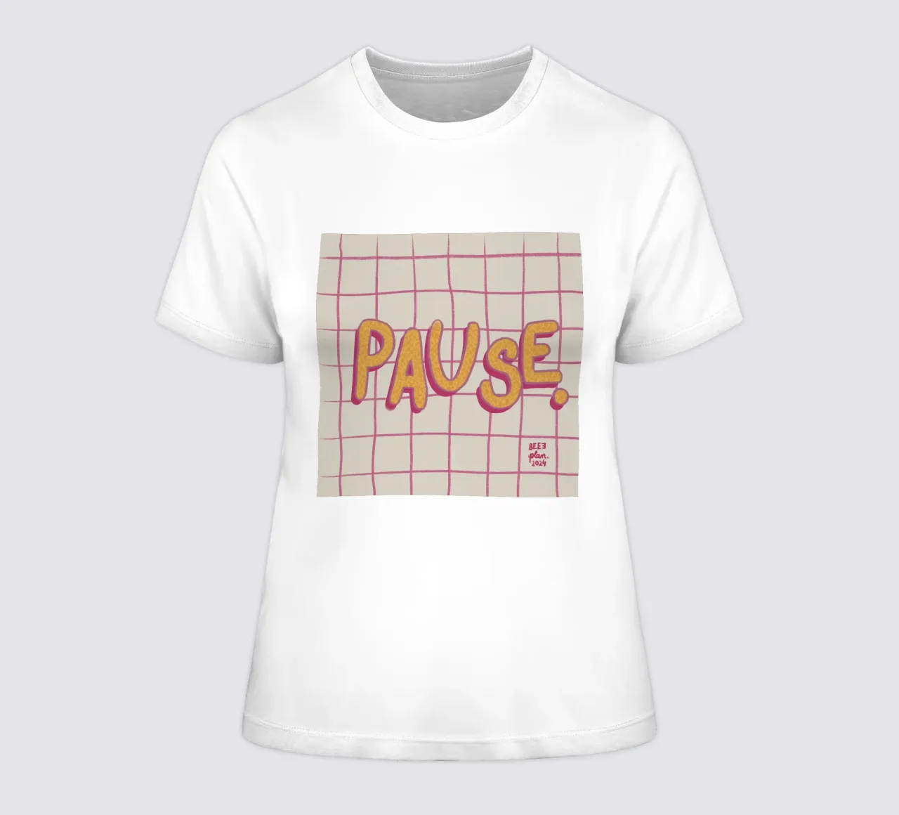 Pause. t-shirt da donna da Beeeplan