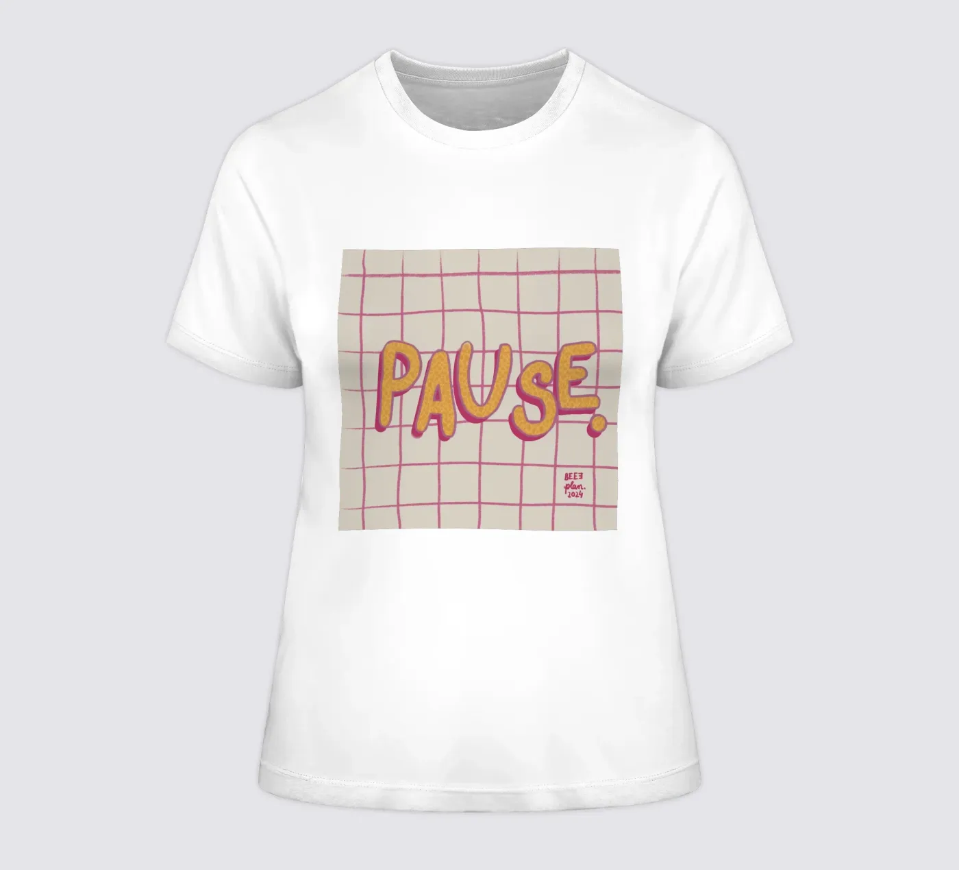 Pause. t-shirt da donna da Beeeplan