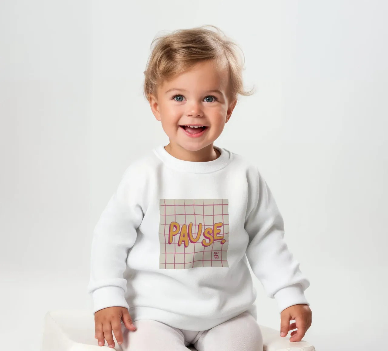 Pause. Baby Sweatshirt von Beeeplan