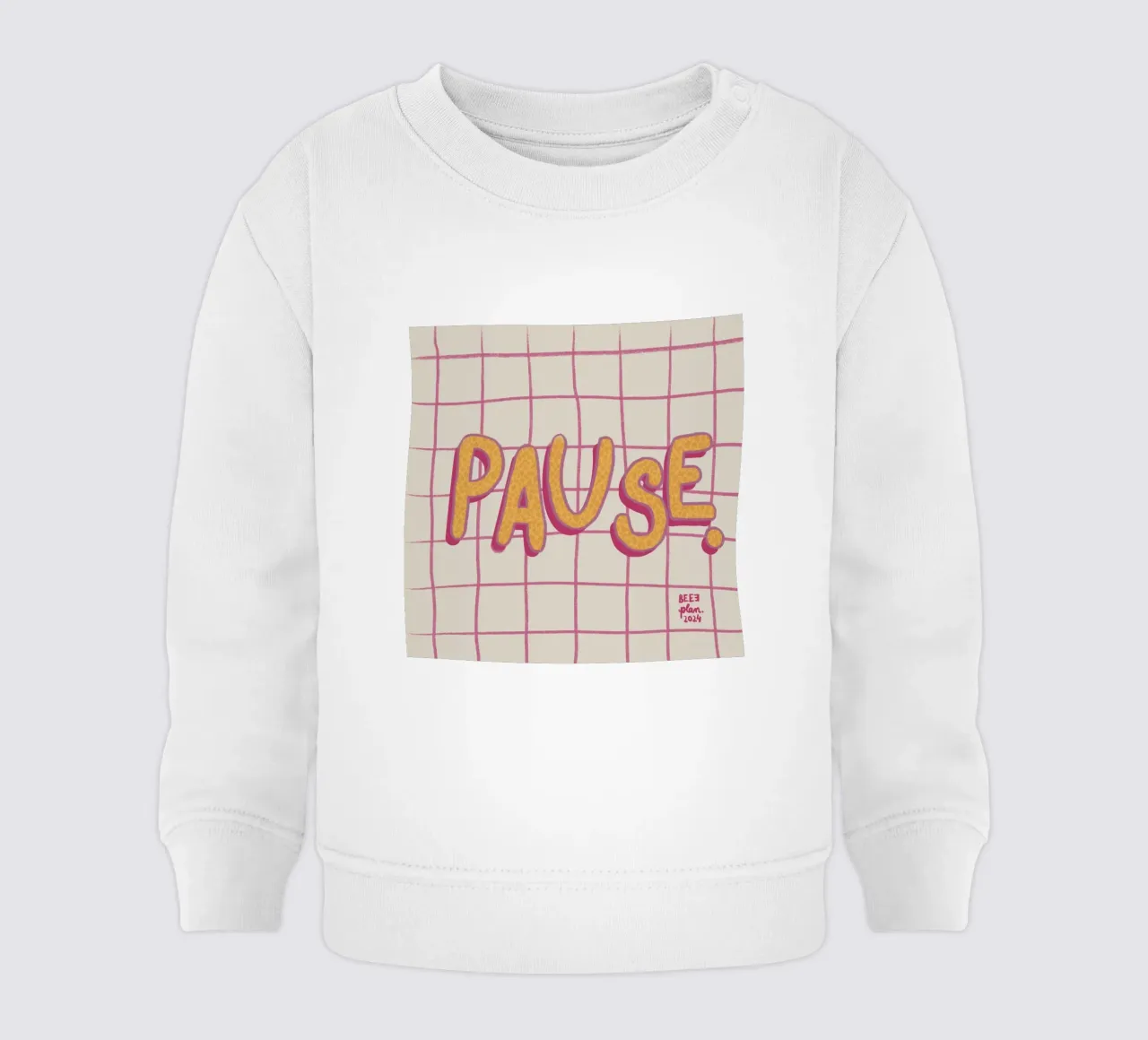 Pause. felpa neonato da Beeeplan