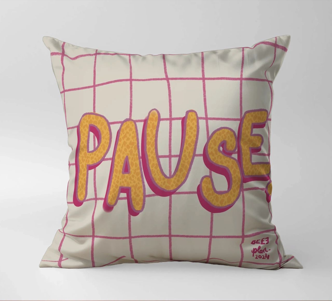 Pause. cuscino da Beeeplan