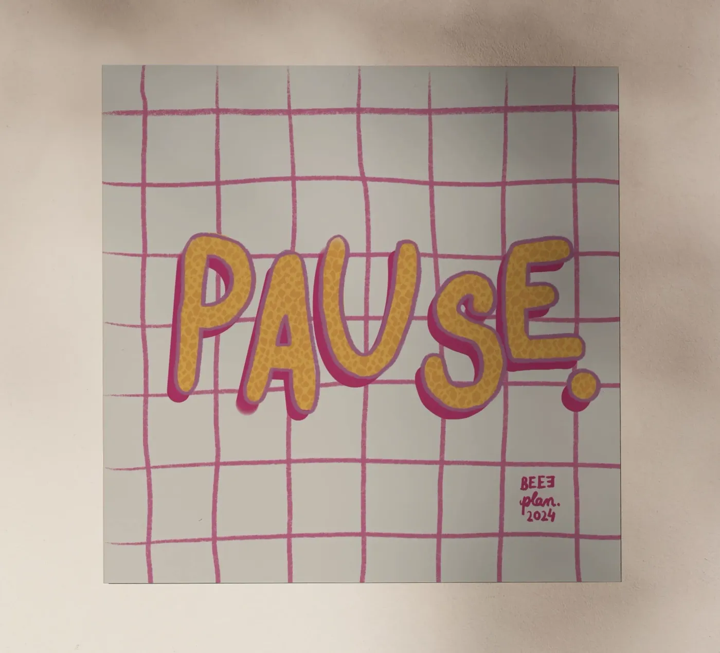 Pause. backlit folie van Beeeplan