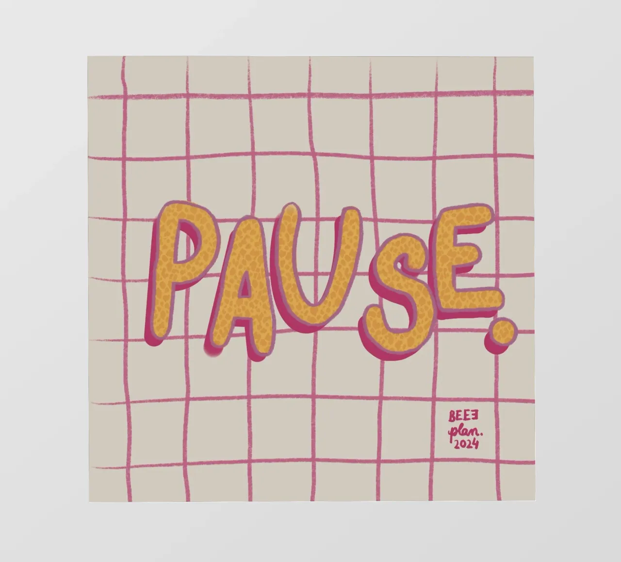 Pause. pellicola backlit da Beeeplan