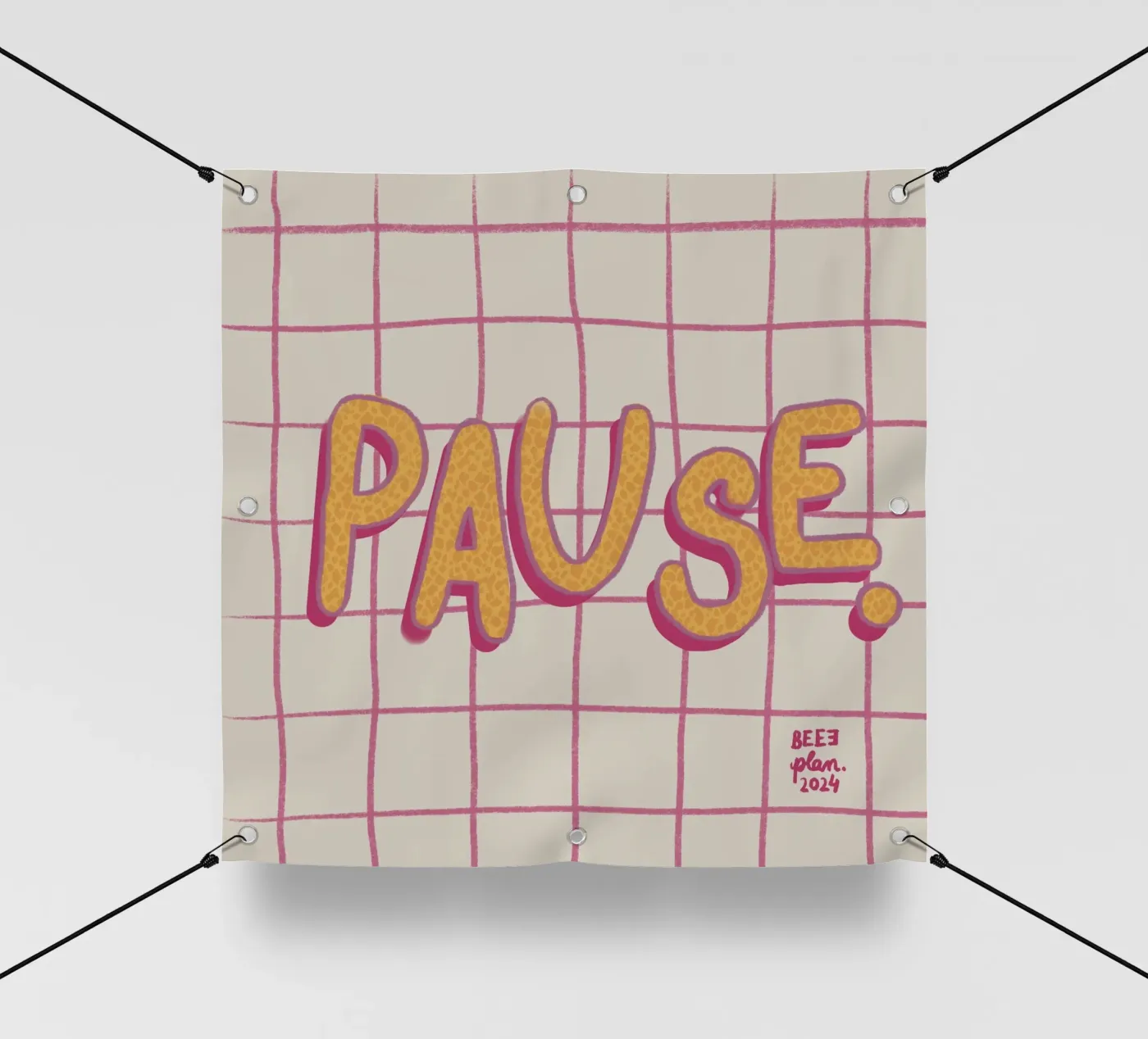 Pause. PVC Plane von Beeeplan