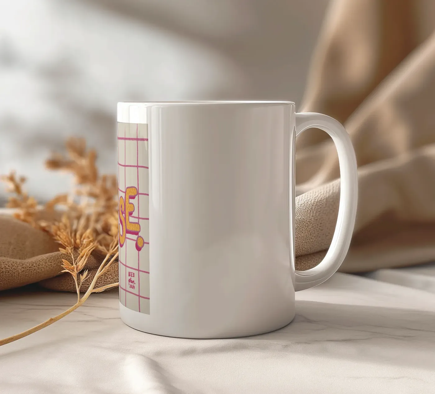 Pause. tazza in ceramica da Beeeplan