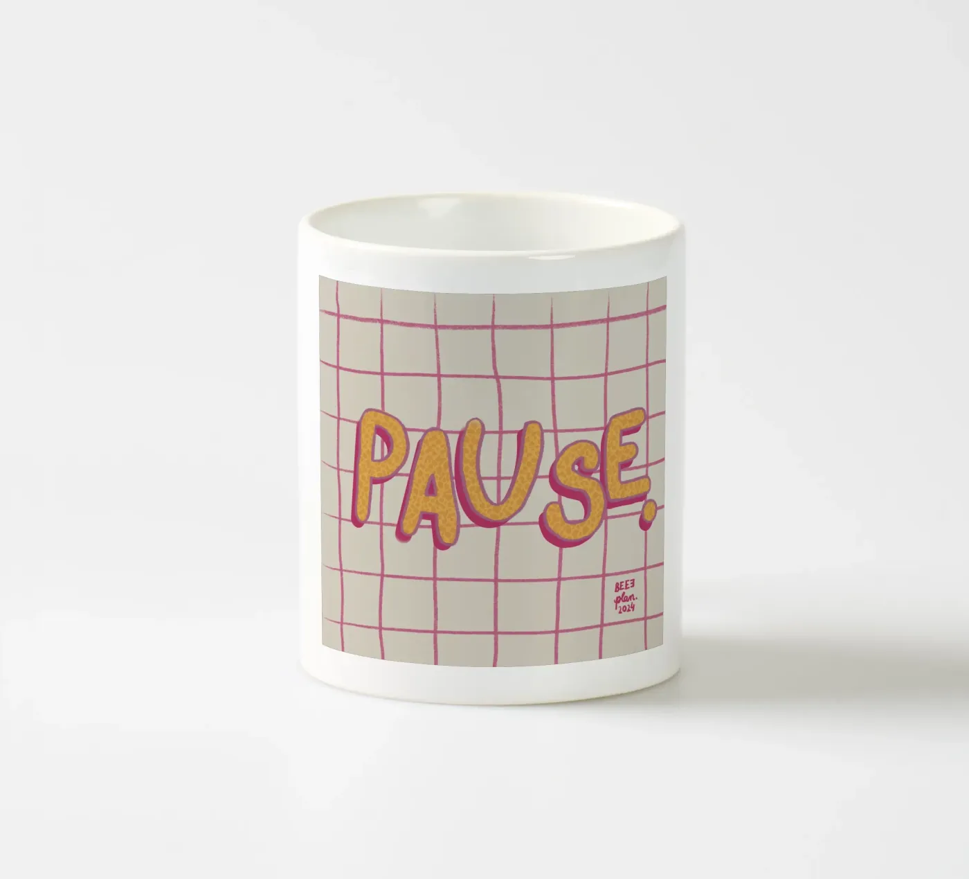 Pause. tazza in ceramica da Beeeplan