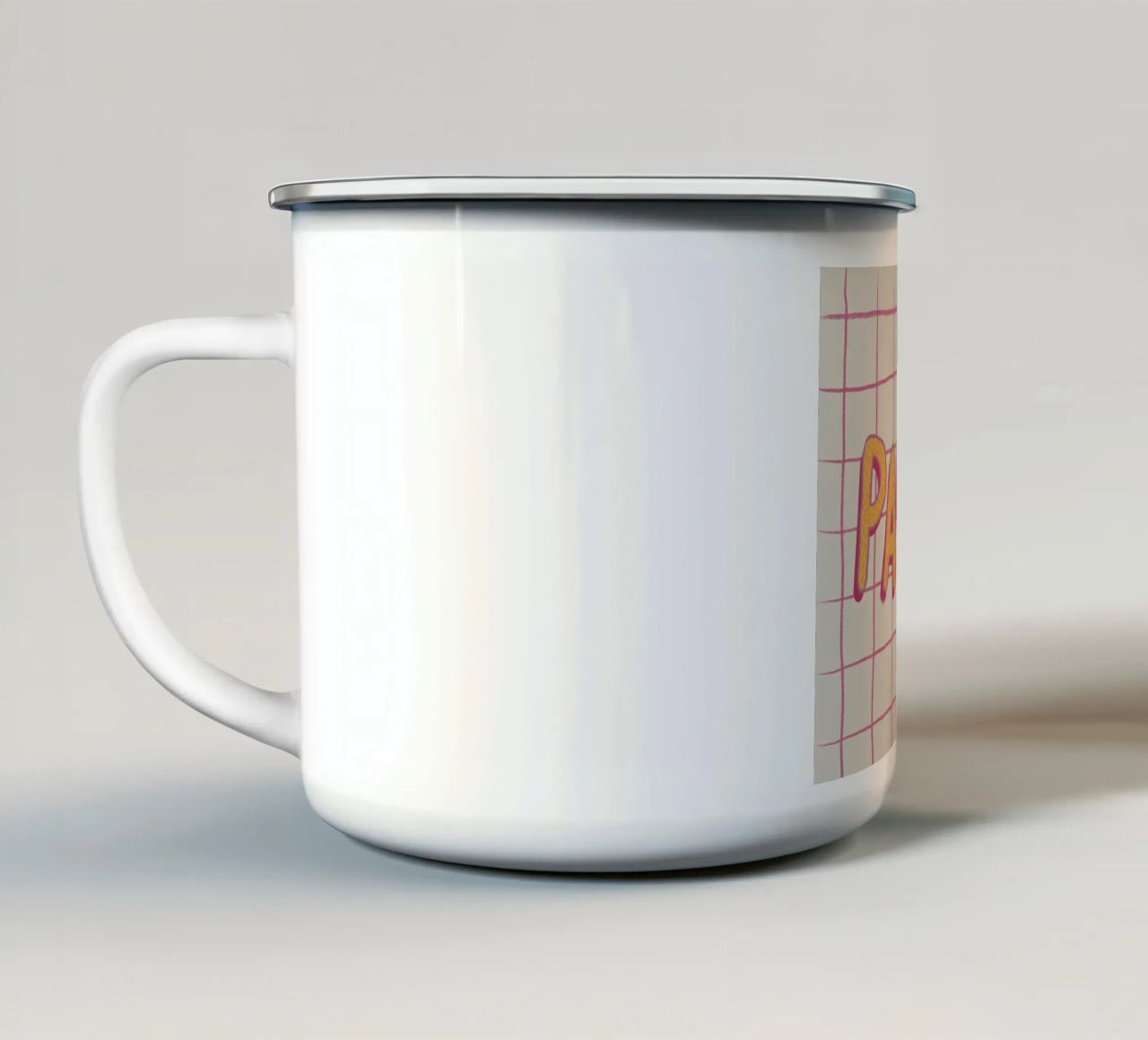 Pause. tazza in smalto da Beeeplan