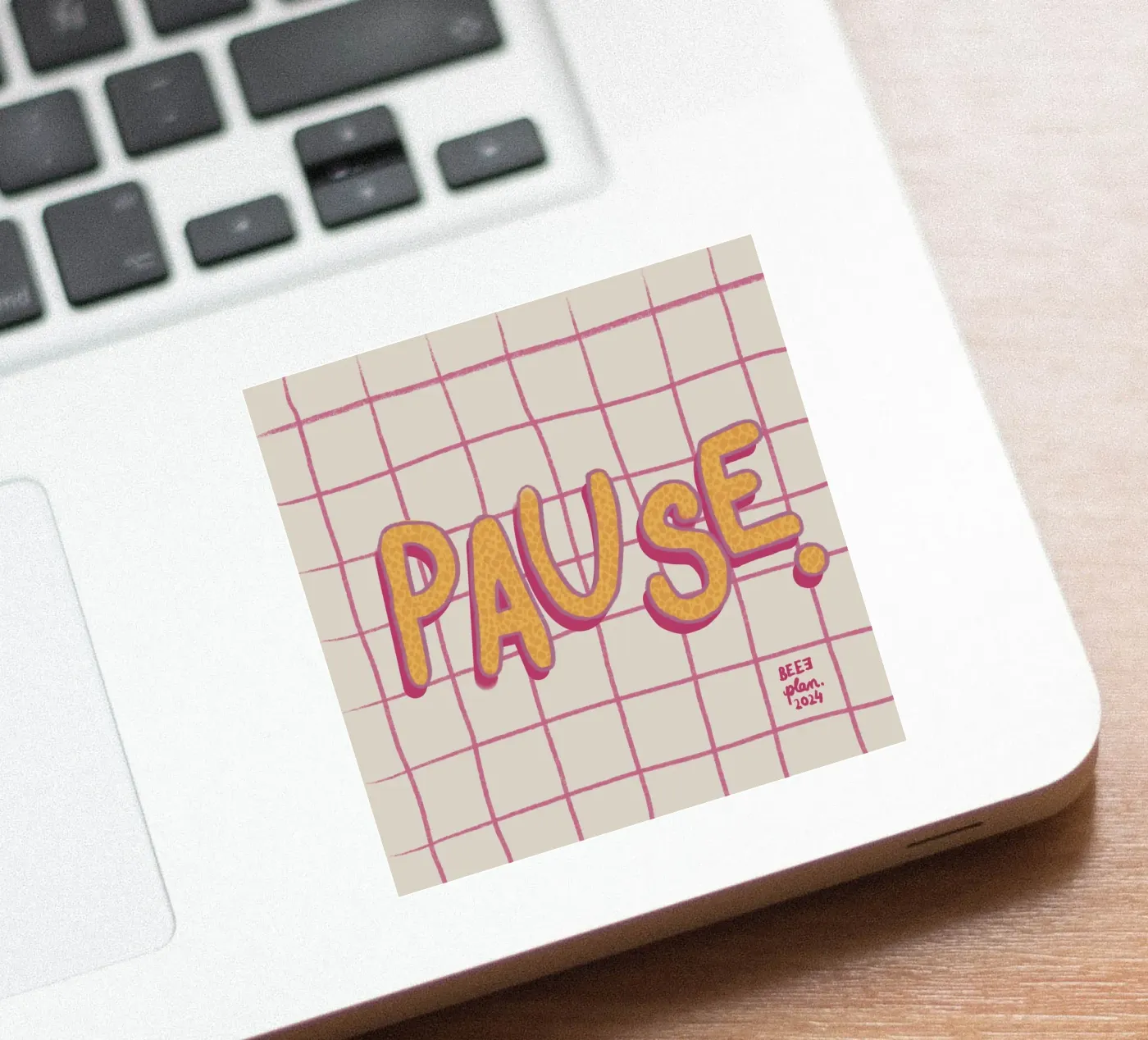 Pause. sticker van Beeeplan