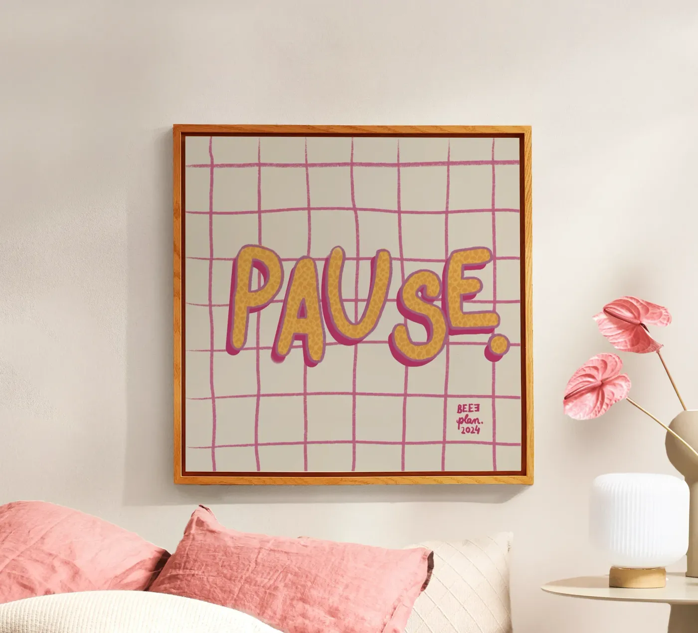 Pause. acryl van Beeeplan