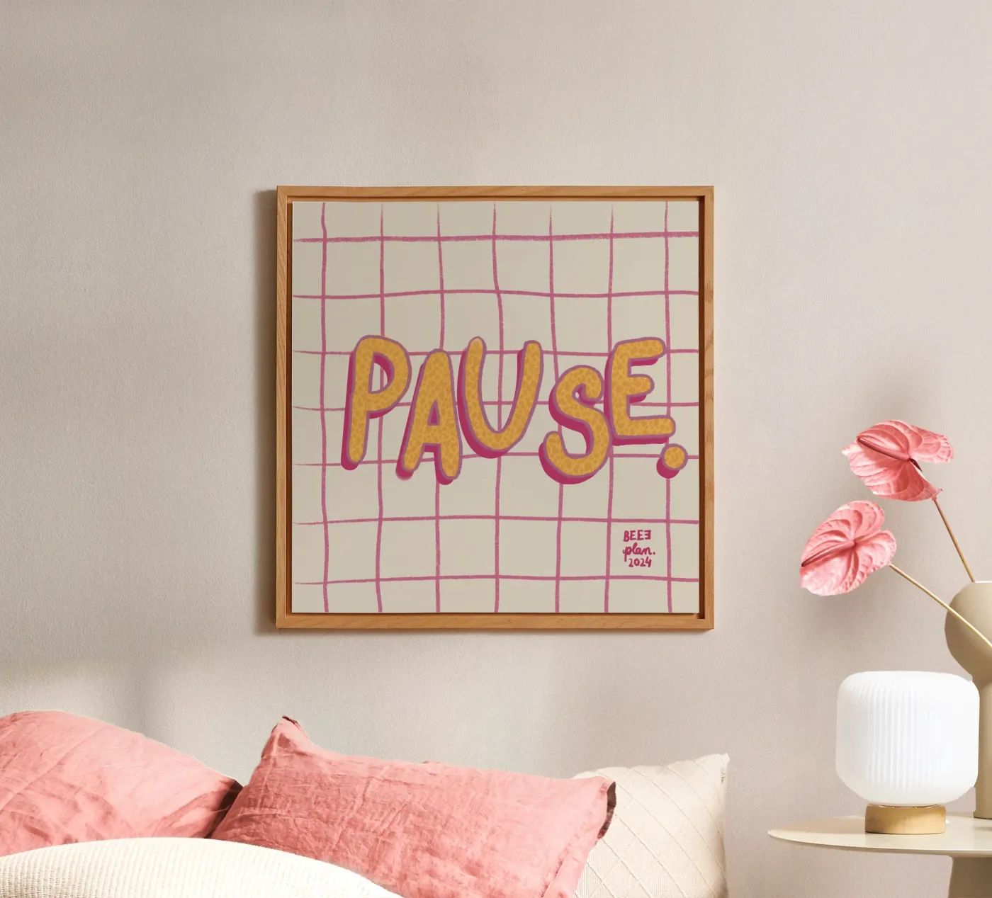 Pause. forex-plaat van Beeeplan