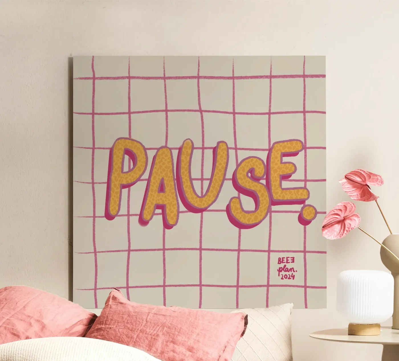 Pause. forex-plaat van Beeeplan