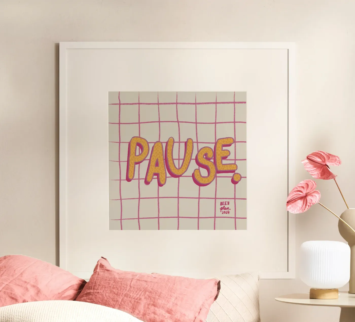 Pause. poster van Beeeplan