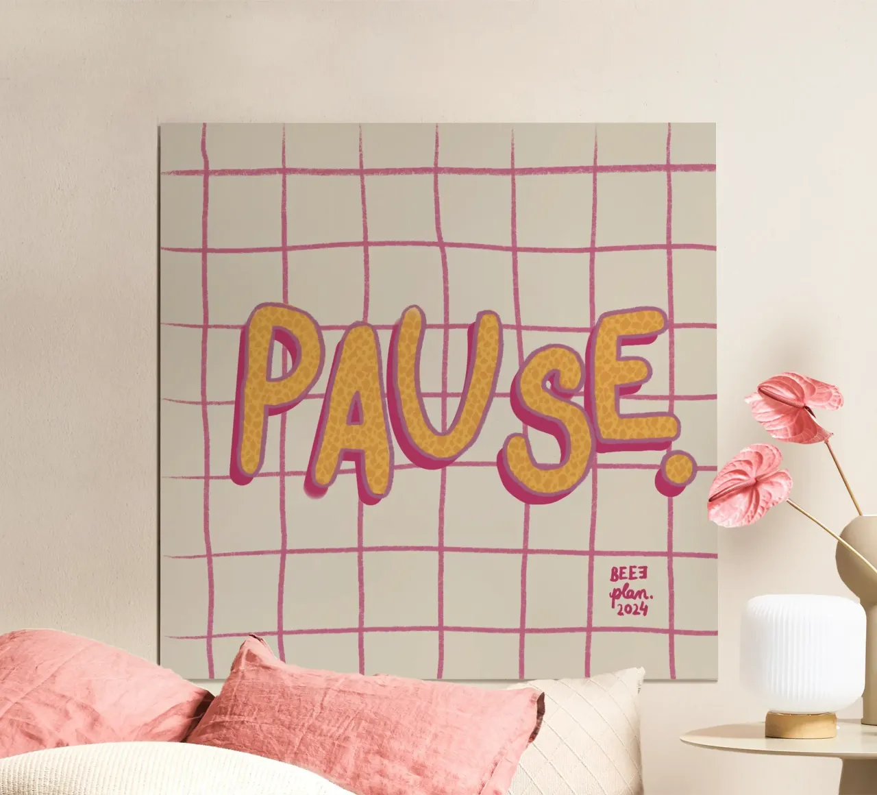 Pause. poster van Beeeplan