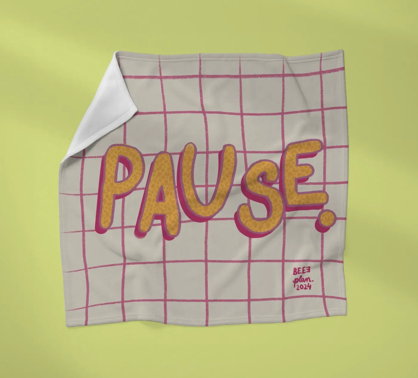 Pause. coperta in pile da Beeeplan