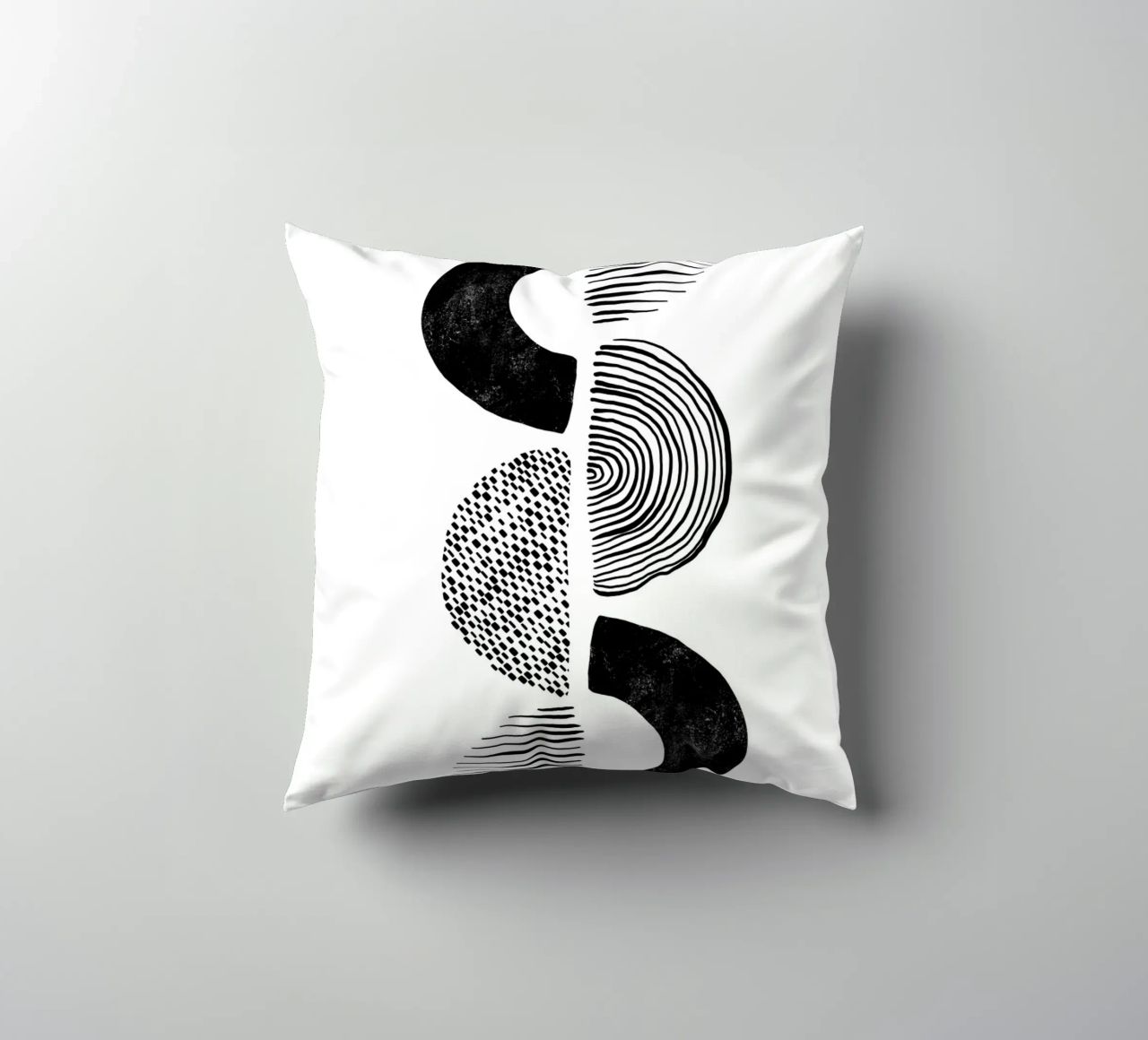 Cats & Dotz - Formes et structures 02 coussin de The Artcircle