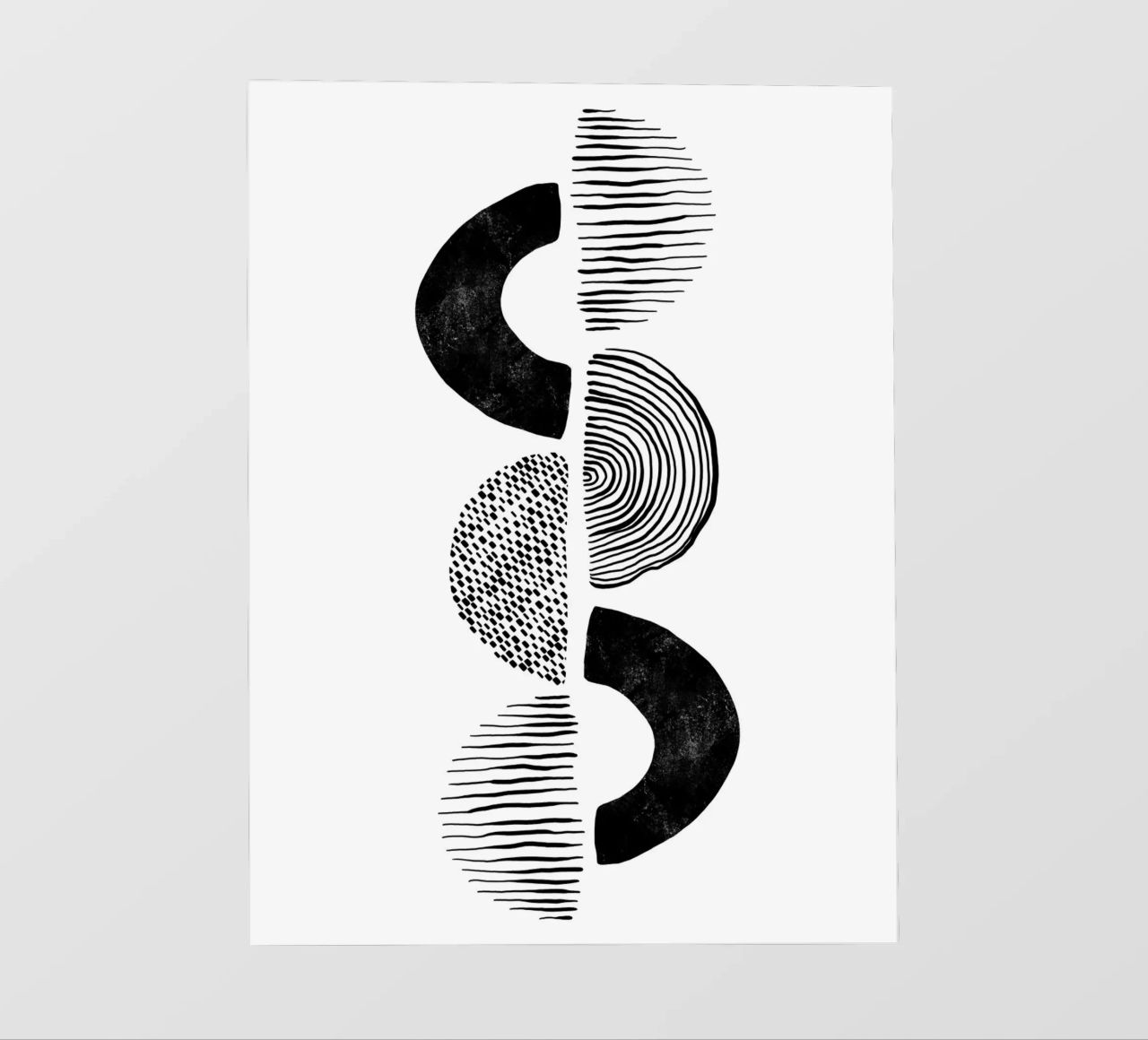 Cats & Dotz - Formes et structures 02 bâche pvc de The Artcircle
