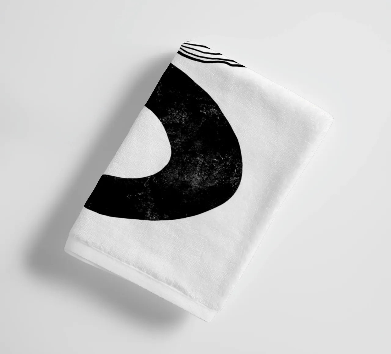Cats & Dotz - Formen und Struktur 02 Handtuch von The Artcircle