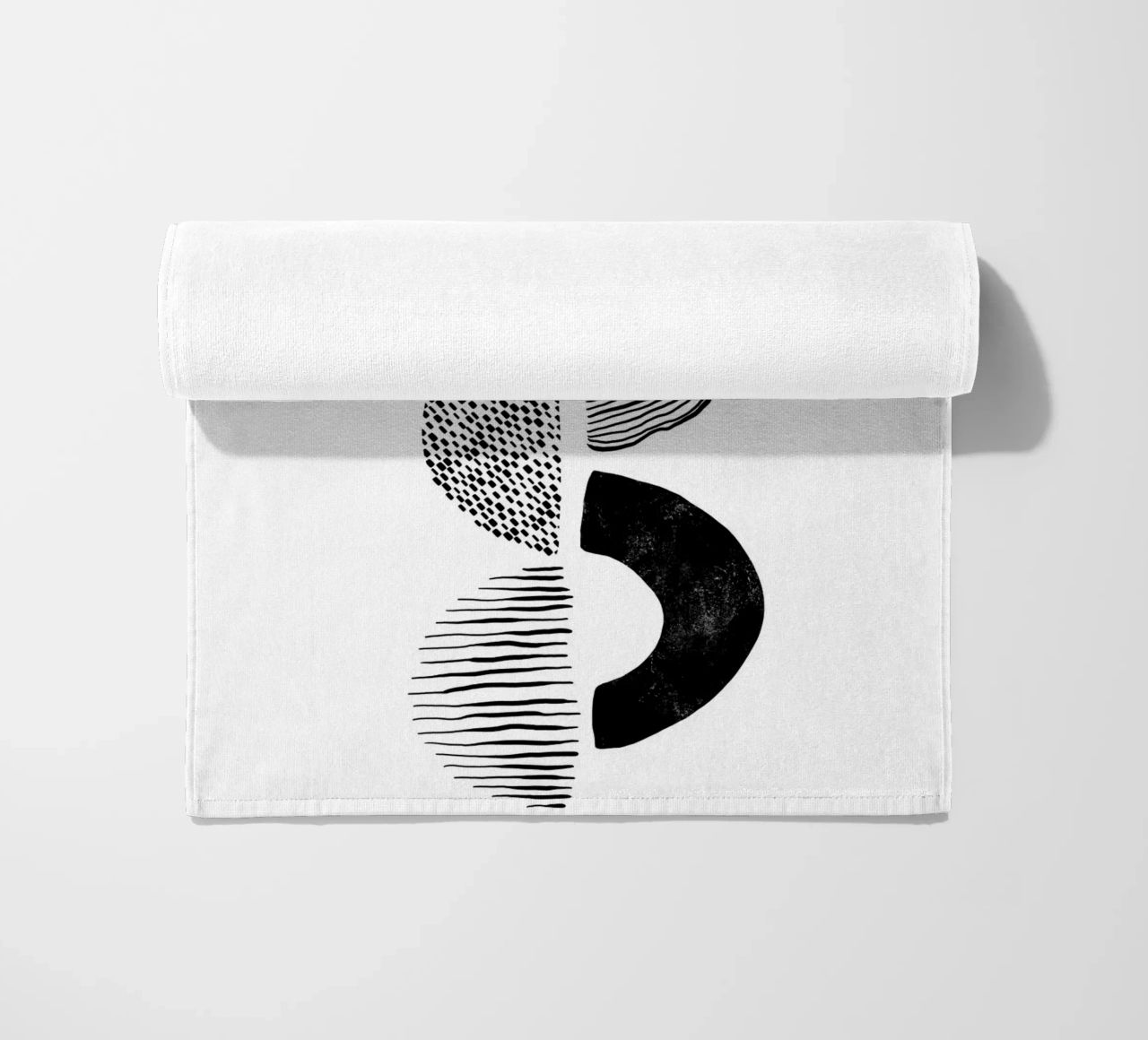Cats & Dotz - Formes et structures 02 serviette de plage de The Artcircle