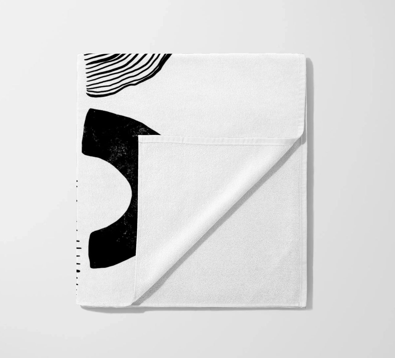 Cats & Dotz - Formes et structures 02 serviette de plage de The Artcircle