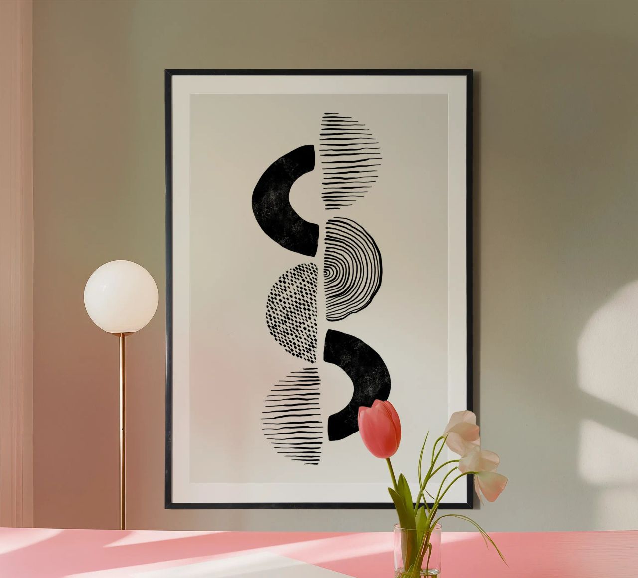 Cats & Dotz - Formes et structures 02 poster de The Artcircle