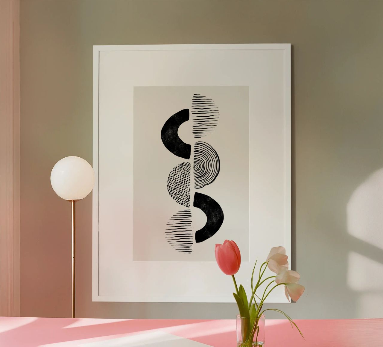 Cats & Dotz - Formes et structures 02 poster de The Artcircle