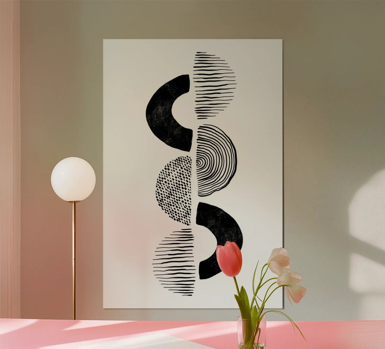 Cats & Dotz - Formes et structures 02 poster de The Artcircle