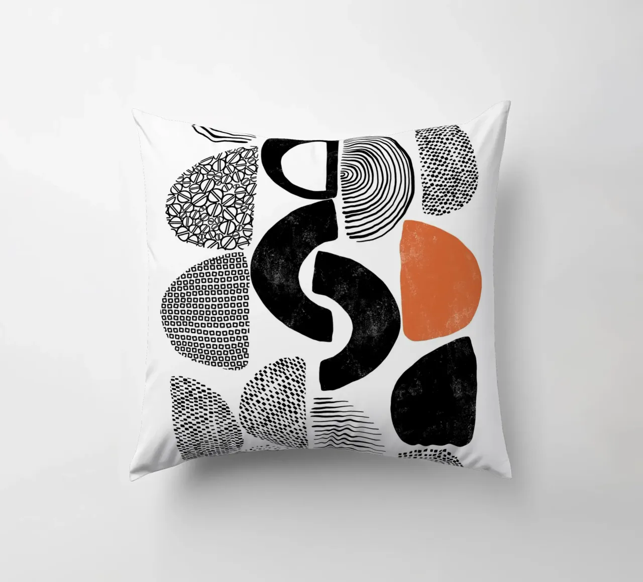 Gatti e puntini - Forme e strutture 03 cuscino da The Artcircle