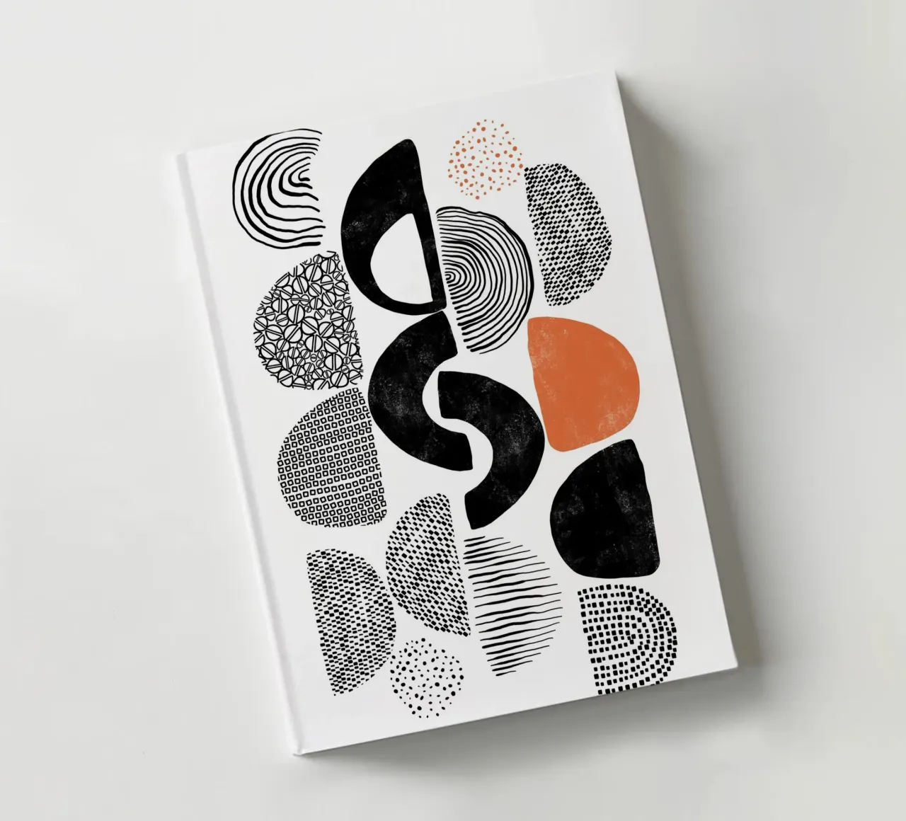 Cats & Dotz - Shapes and Structure 03 notebook by The Artcircle