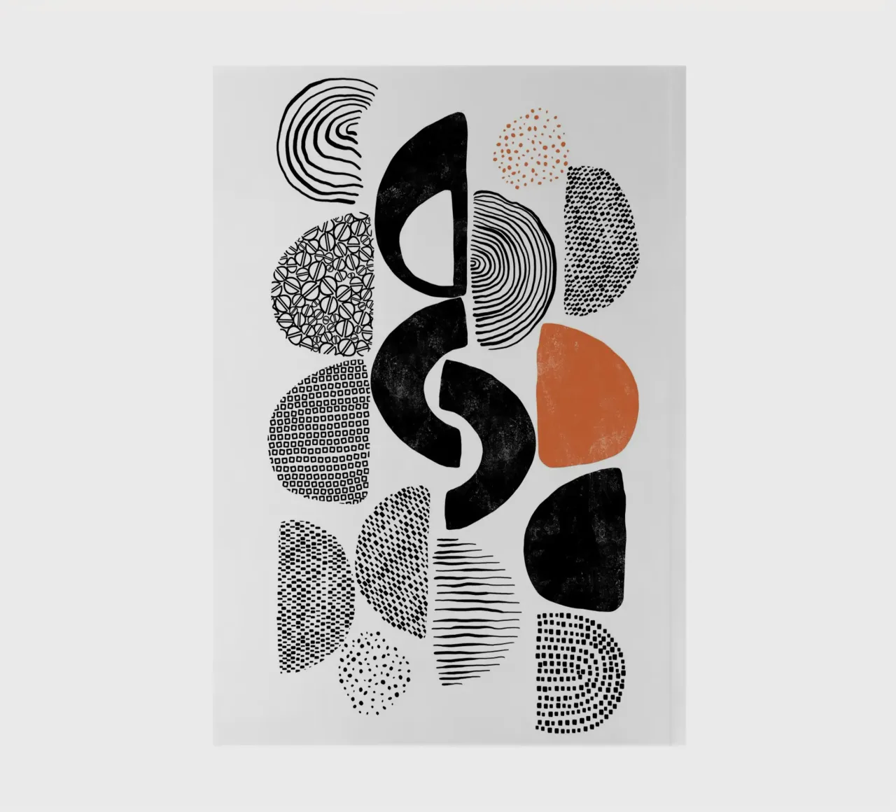 Cats & Dotz - Shapes and Structure 03 notebook by The Artcircle
