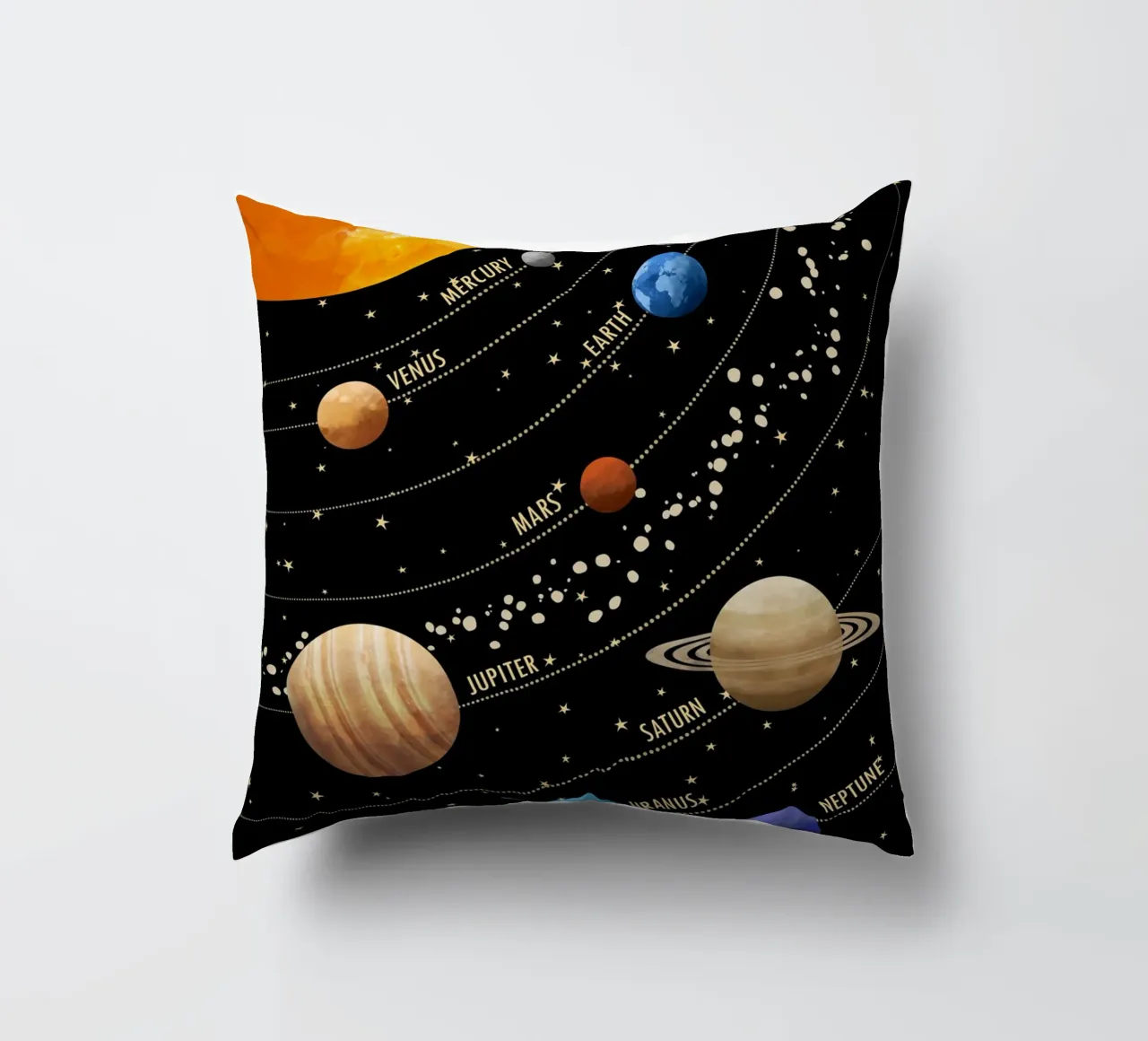 Cats & Dotz - Sistema solare 01 cuscino da The Artcircle