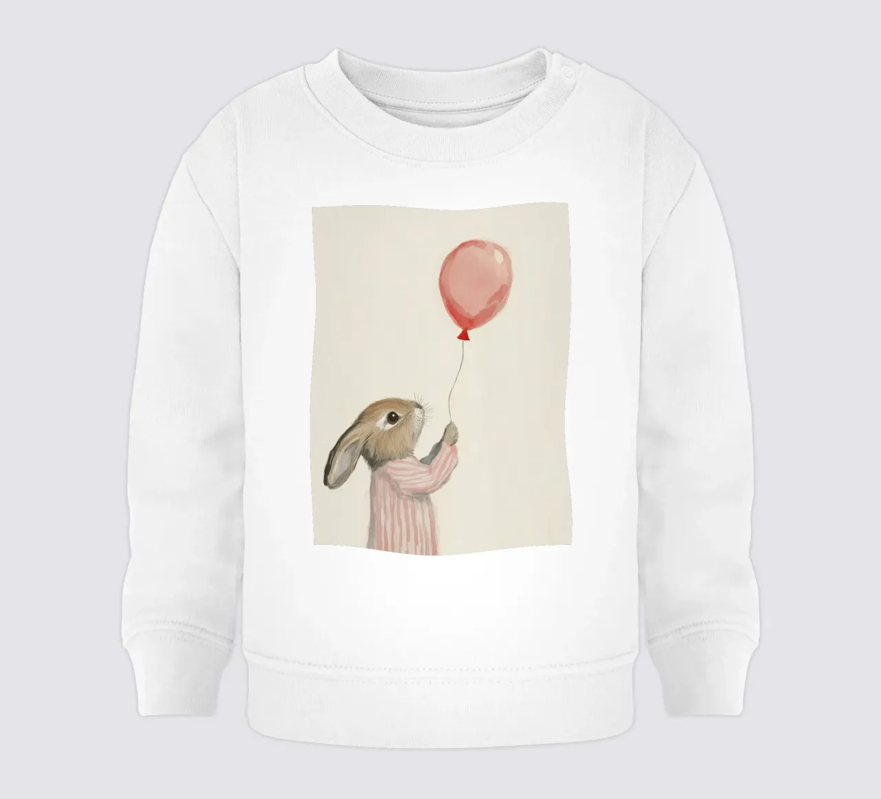 Bunny And Balloon felpa neonato da treechild