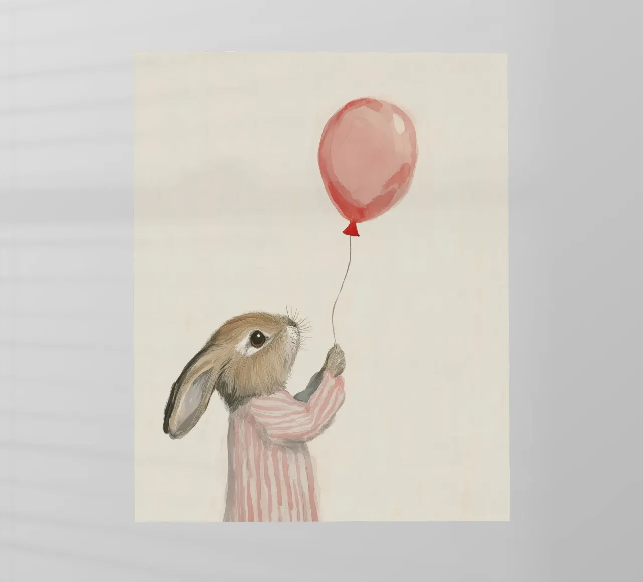 Bunny And Balloon pellicola backlit da treechild