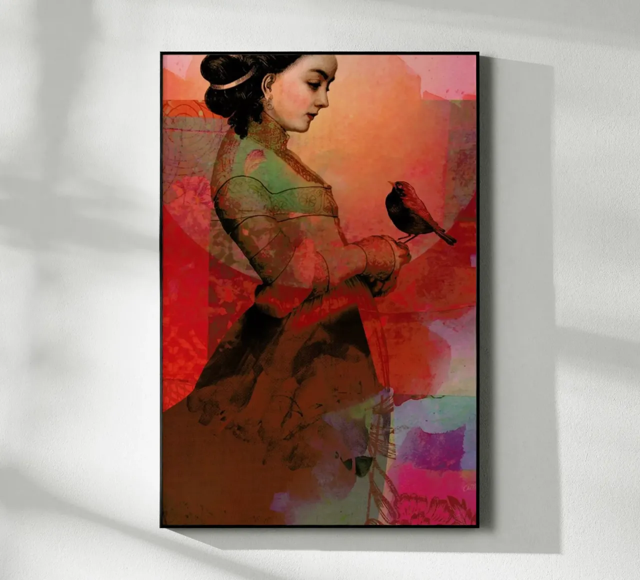 Lady In Red plexiglass da Catrin Welz-Stein