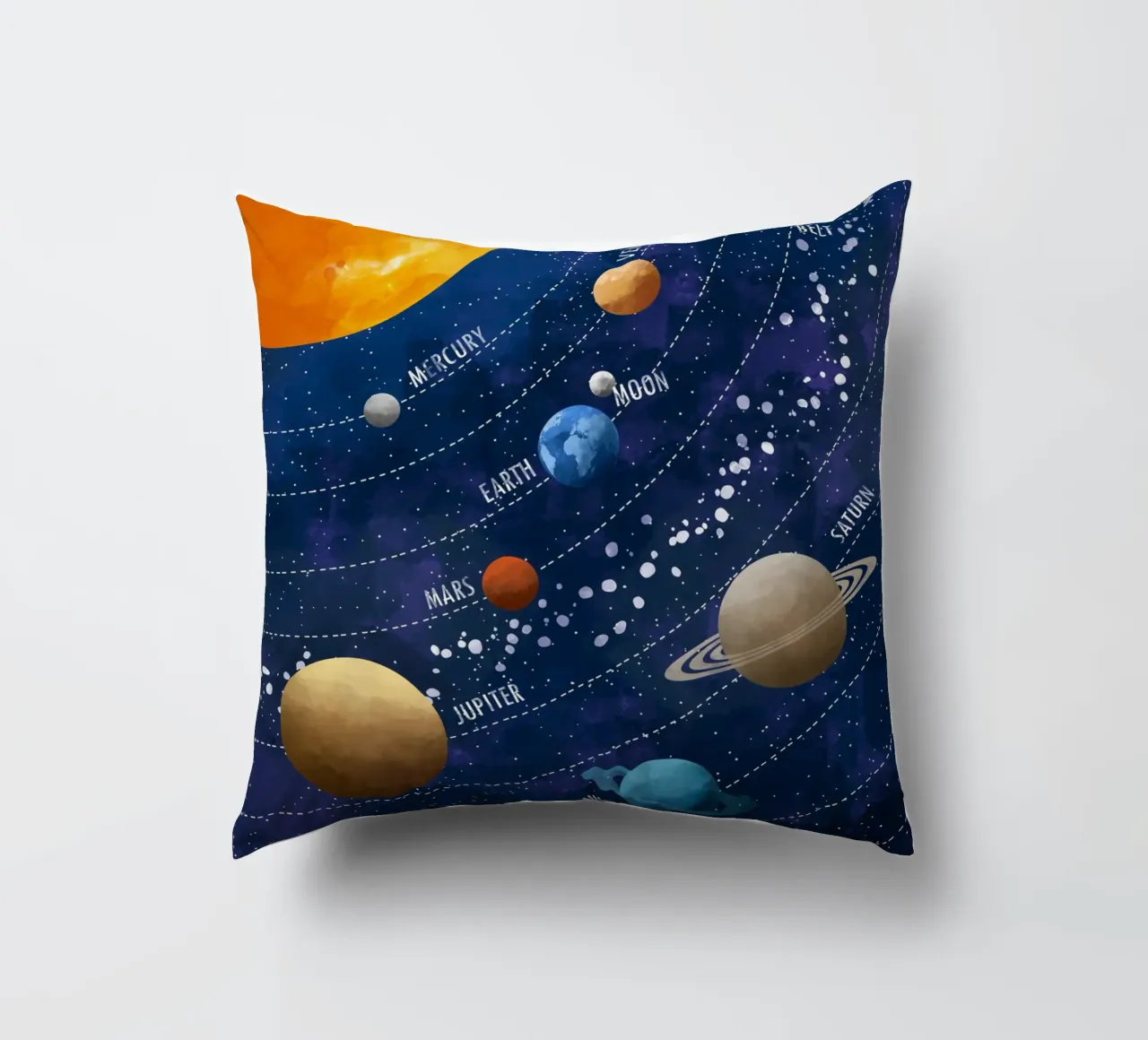 Cats & Dotz - Sistema solare 02 cuscino da The Artcircle