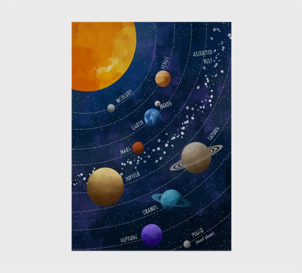 Cats & Dotz - Solar system 02 notebook by The Artcircle