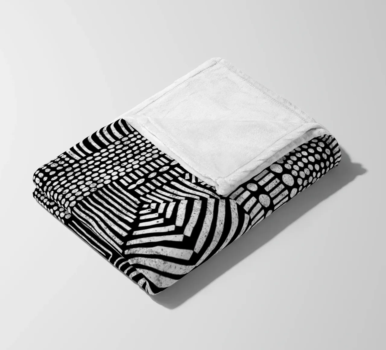 Cats & Dotz - Struttura inversa coperta in pile da The Artcircle