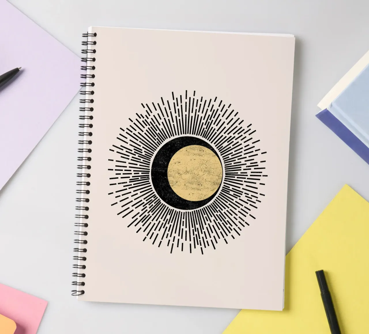 Cats & Dotz - Dom 02 cuaderno de espiral de The Artcircle