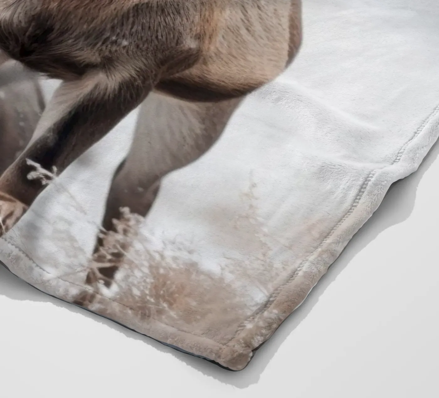 Two Deers coperta in pile da treechild