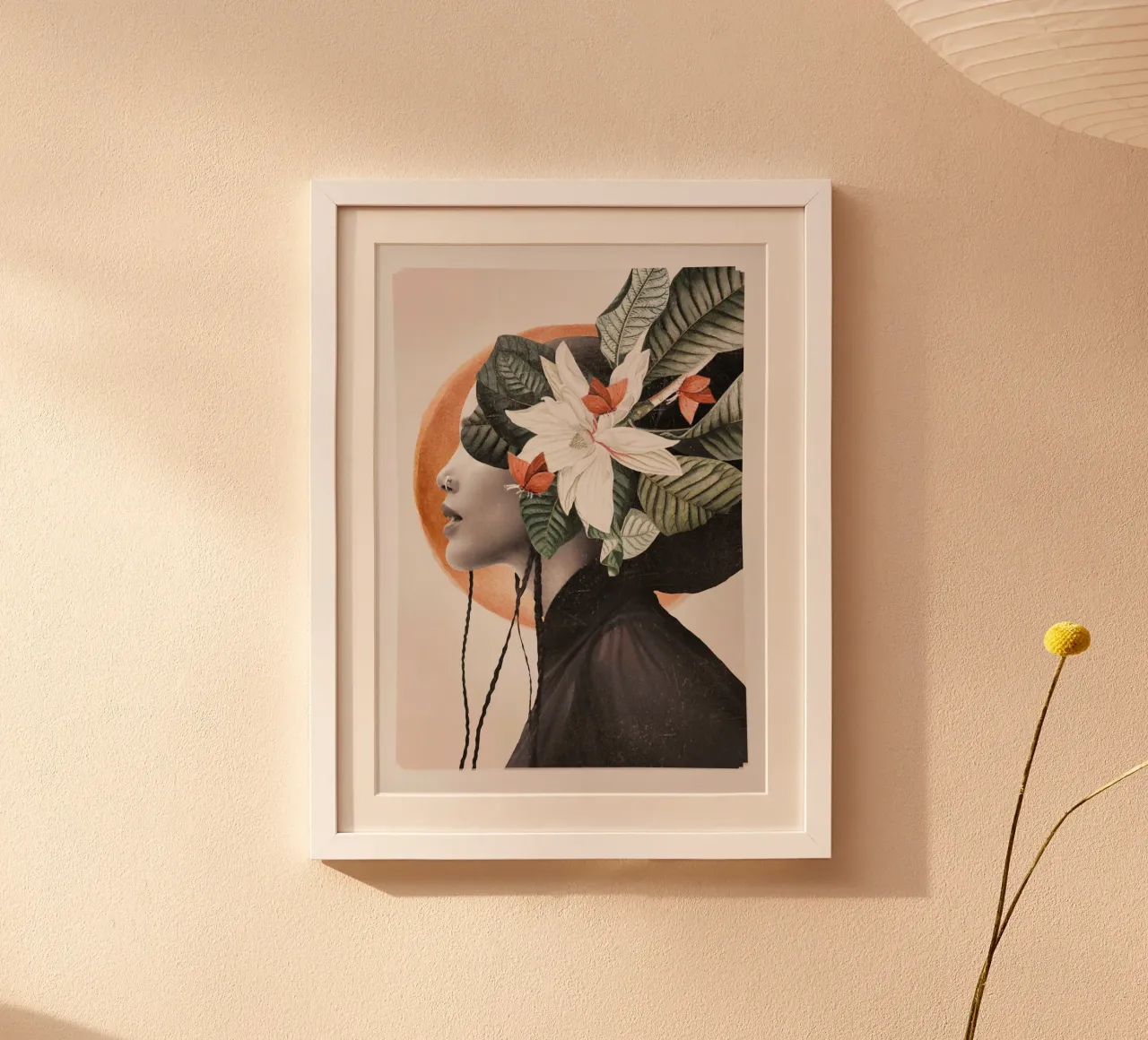 In fiore 20 poster con telaio in legno da dada22