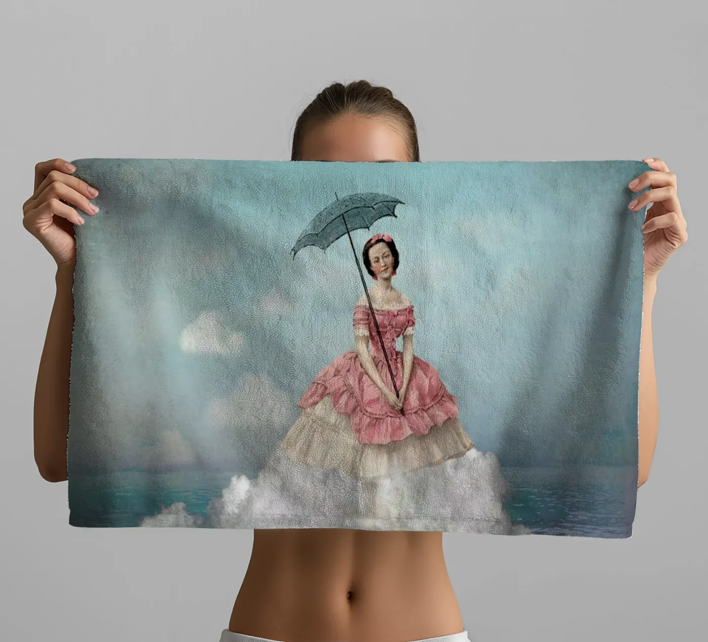 Swimming Cloud badhanddoek van Catrin Welz-Stein