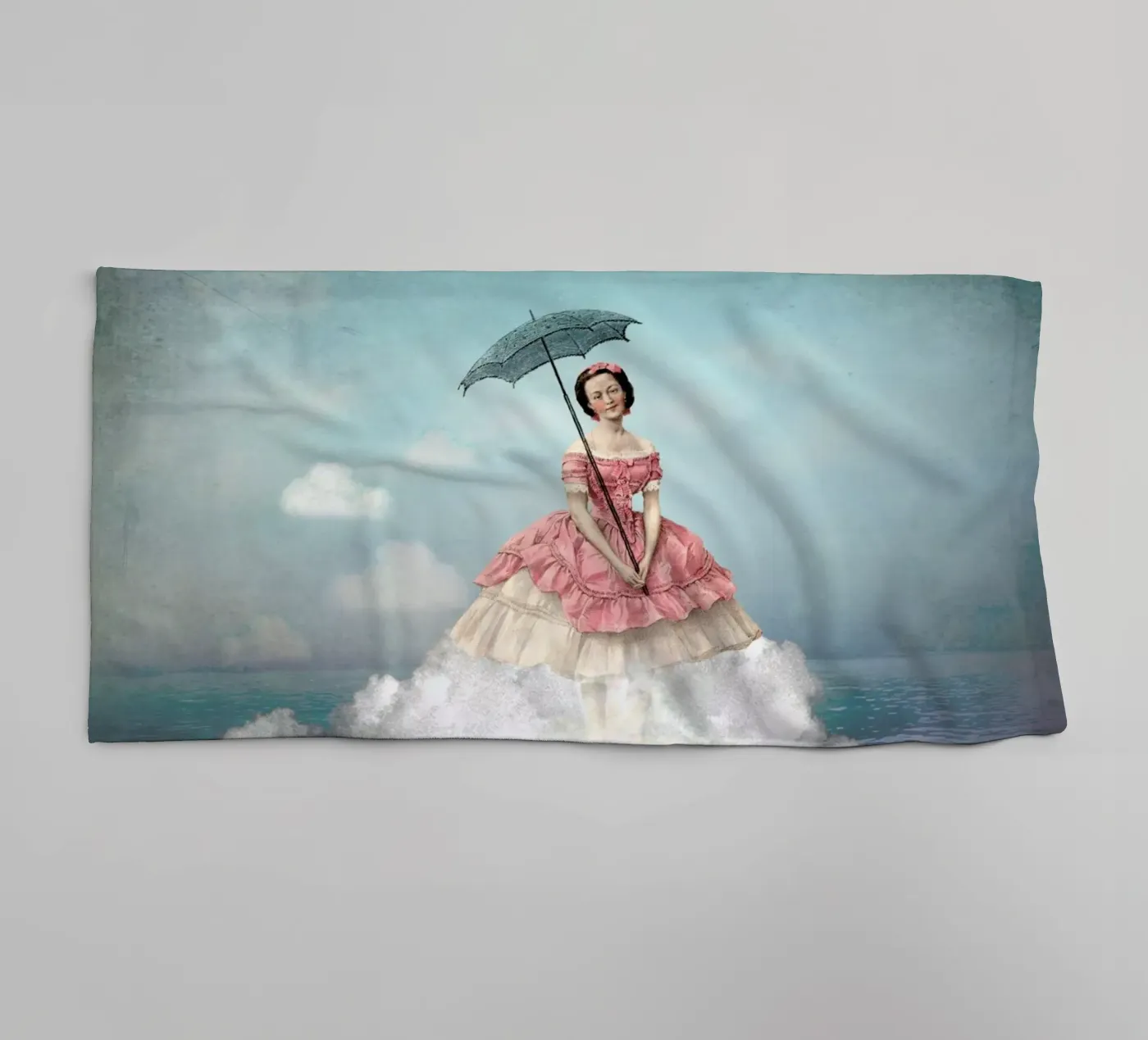 Swimming Cloud badhanddoek van Catrin Welz-Stein